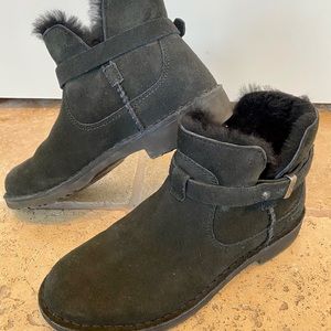 Ugg black boots.